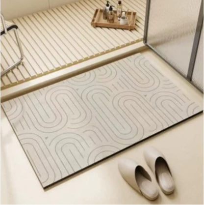 Geometric Kitchen And Door Entry Mat