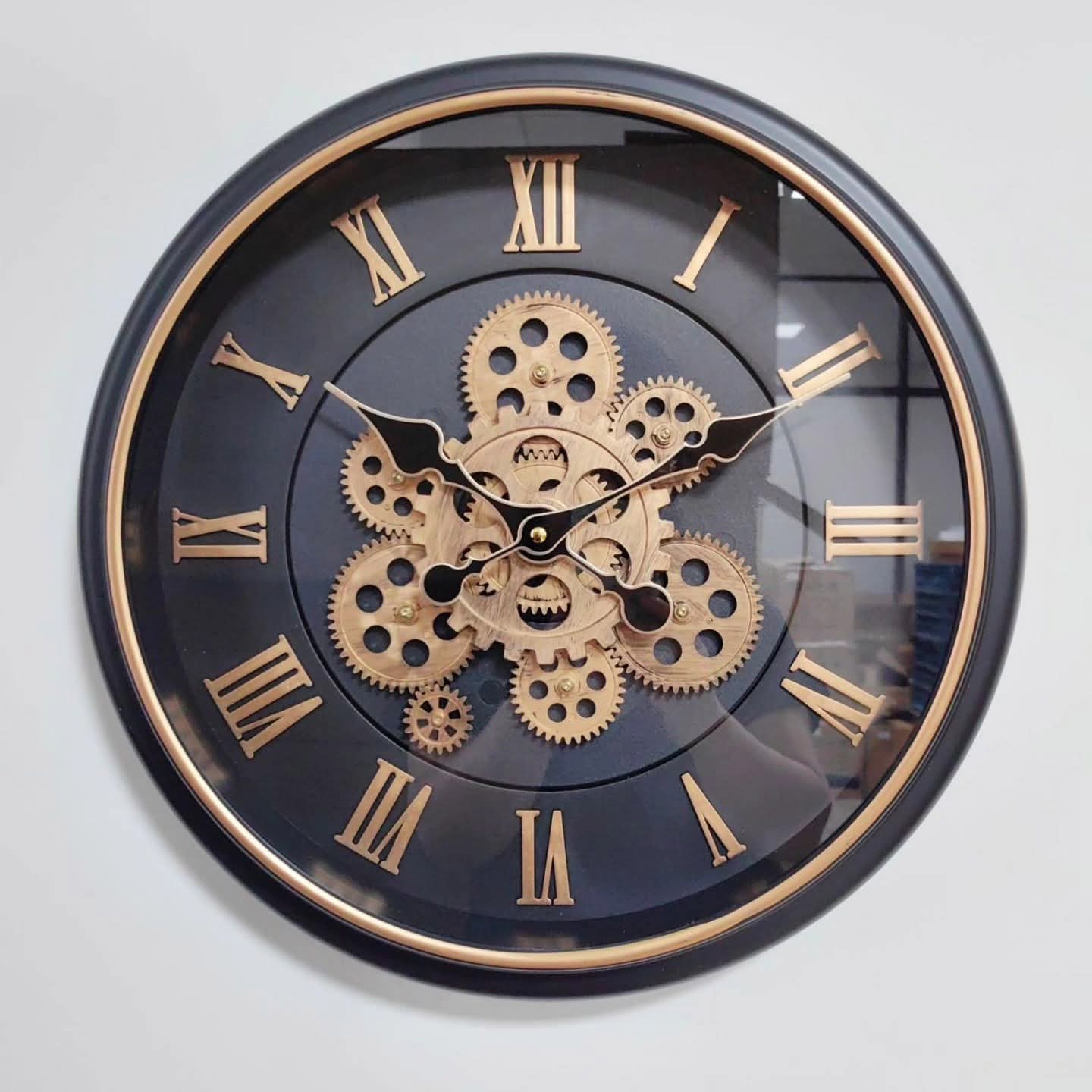 Industrial Gear Wall Clock 16 Inch
