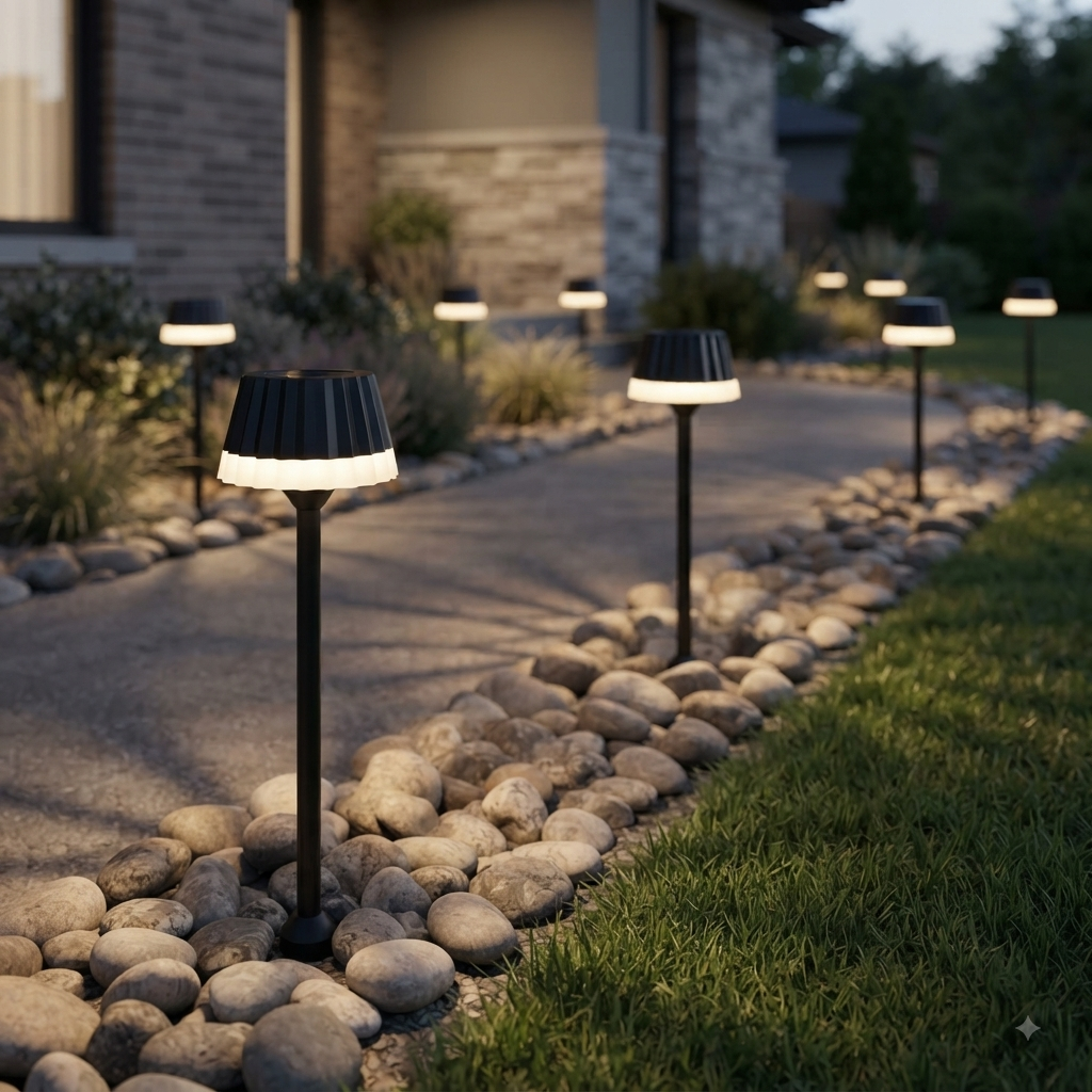 Modern and Stylish LED Garden Spike Light 
 LL 507P 06 BK WW
