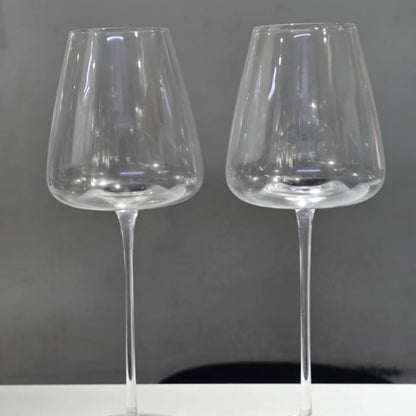 Long Stem Wide Wine Glasses