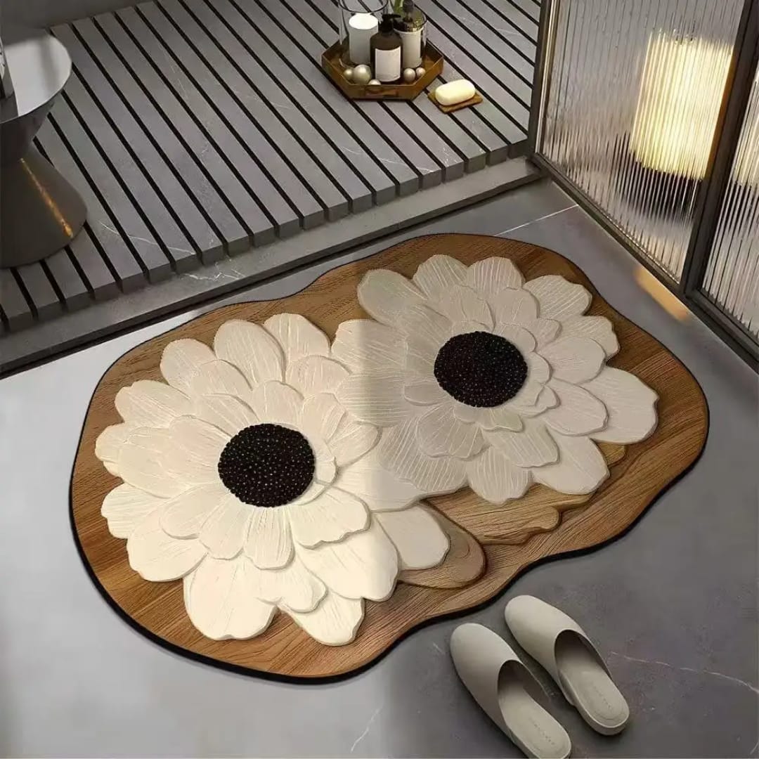 Diatom Mud Bath Mat Soft Non-Slip Rug