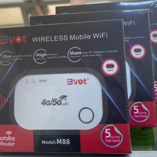 EVOT Model M88 4G/5G Wireless Mobile WiFi Router