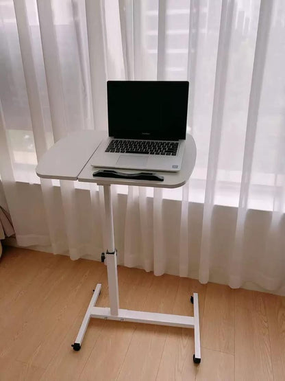 Adjustable overbed laptop table