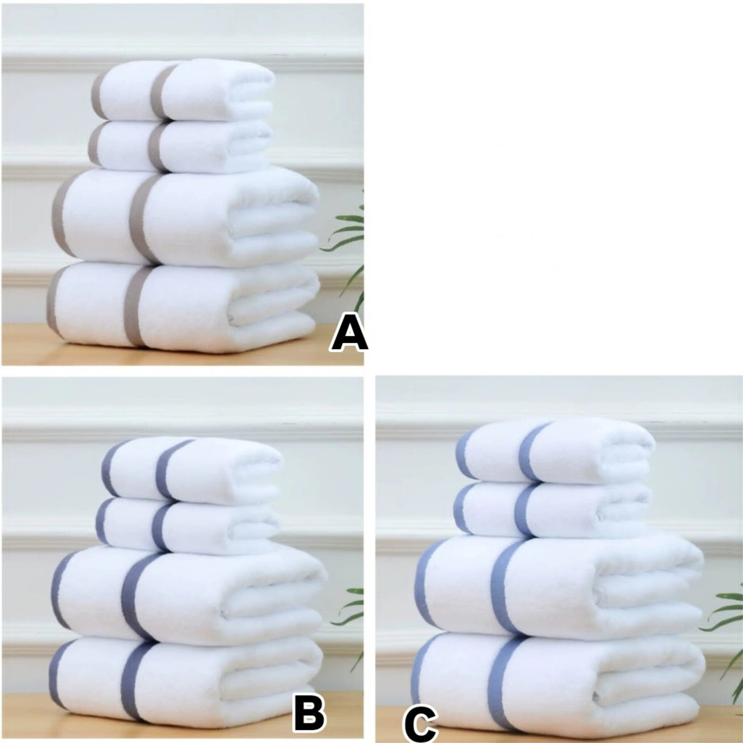 3pc Soft Towels