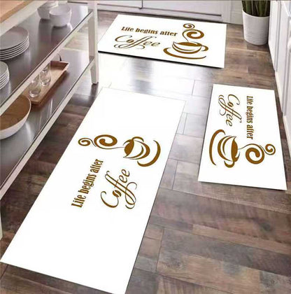 3Pc Rubber Kitchen Mats Set