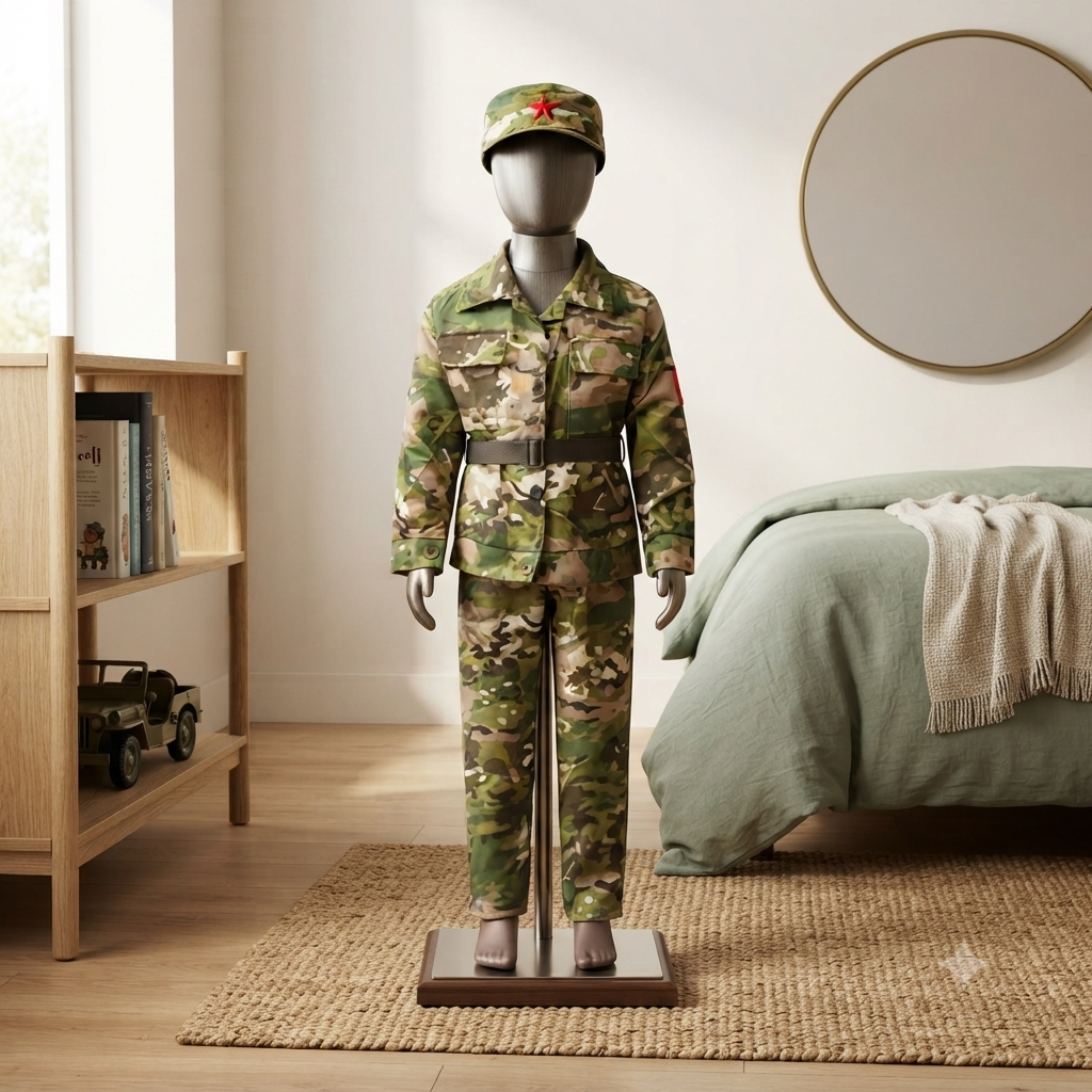 Kids Army Soldier Costume Set