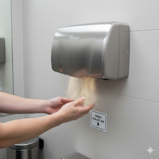 Stainless steel wall-mounted high-speed hand dryer hands warmer 