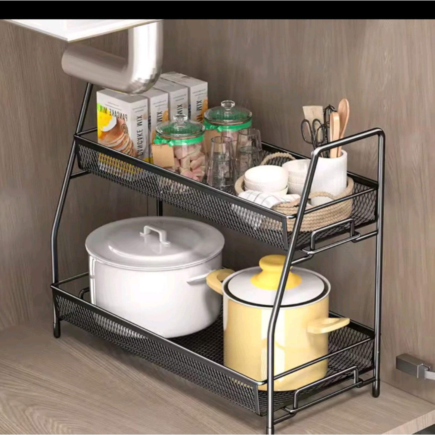 Kitchen Countertop Spice and Makeup Storage Rack