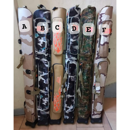 Fishing rod carrier bag case