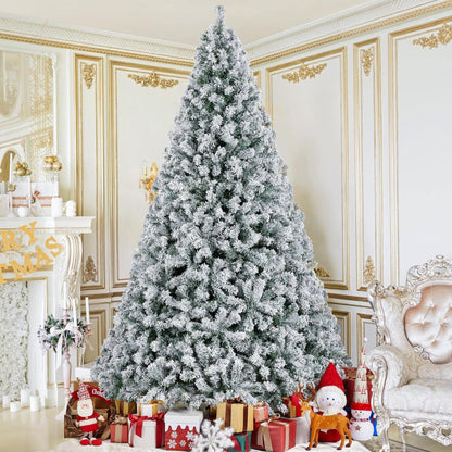 Snow Flocked Christmas Tree