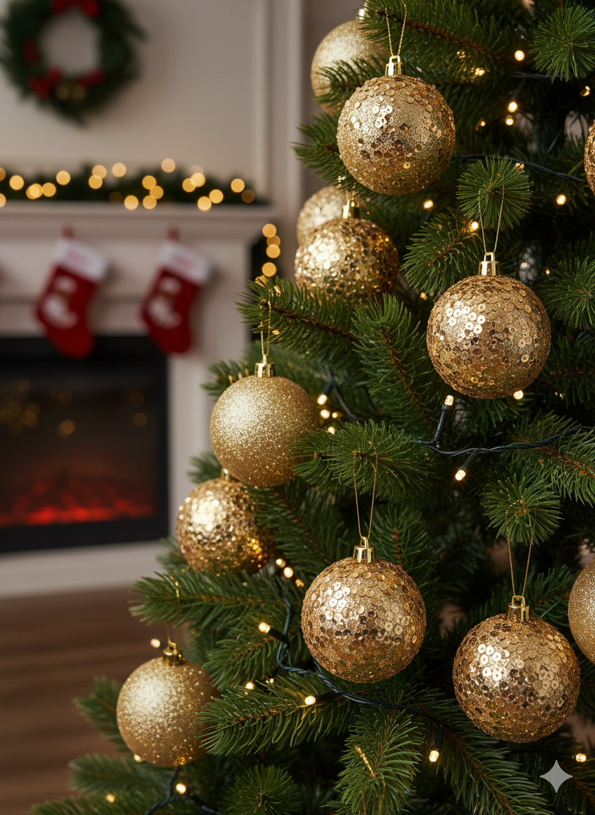 9pcs set high quality christmas ball