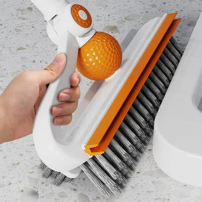 3  in 1 V Shaped scrubbing brush with squeegee mop