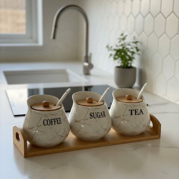 4pcs Sugar Canister