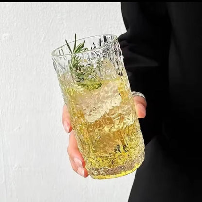 6pcs Borosilicate Patterned Glass Set 330ml