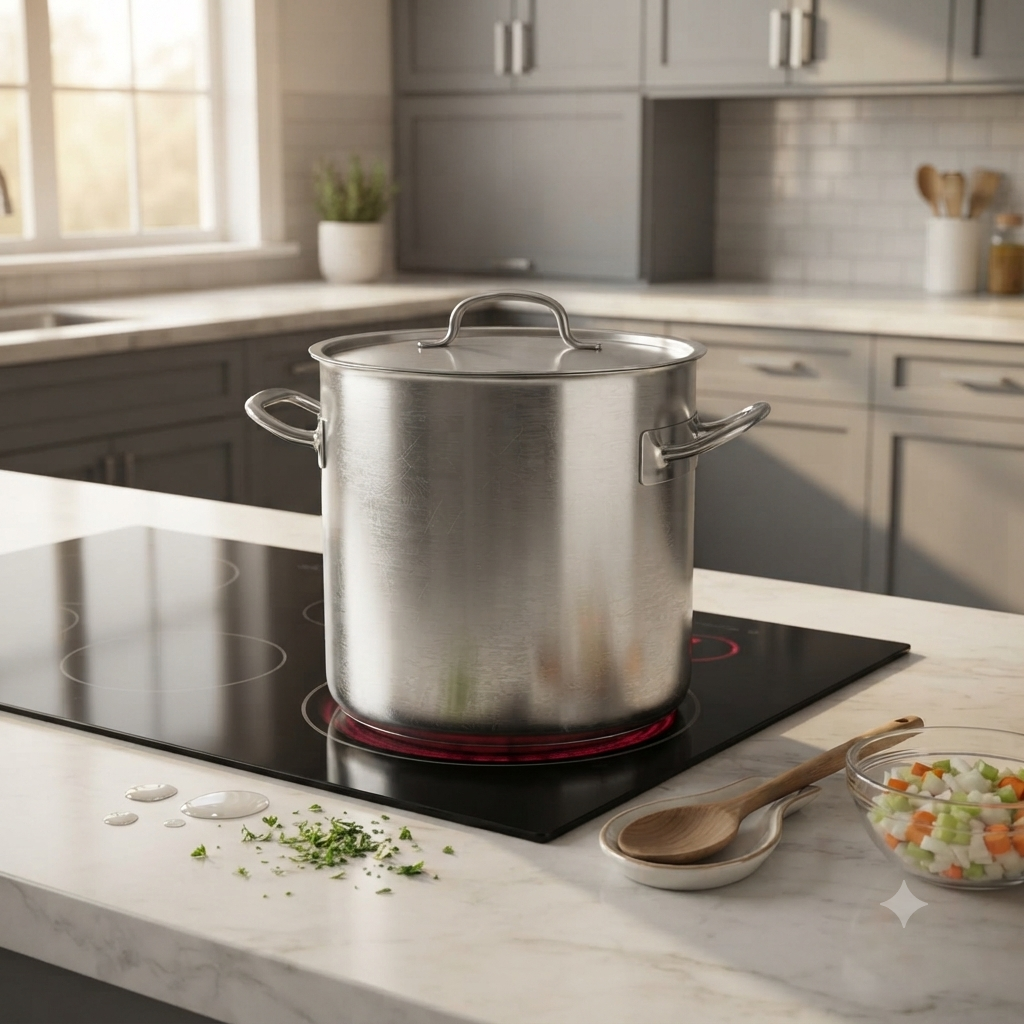 36.6L Lacor Stock Pot With Lid 50136