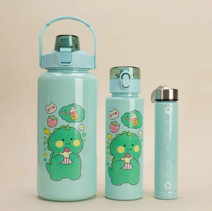 3 in 1 motivational water bottles