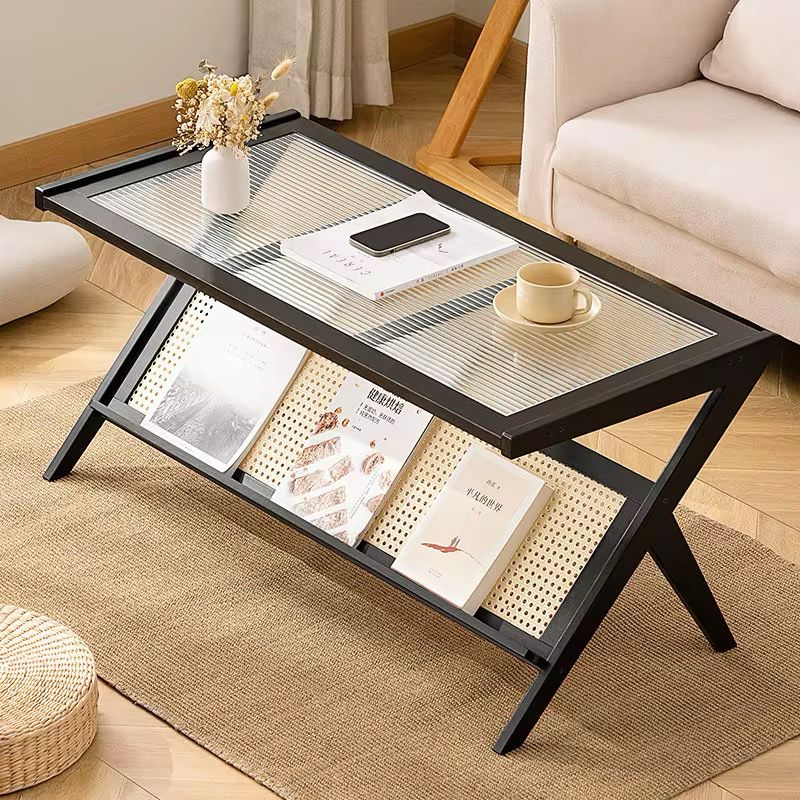 Rattan coffee cable accent tables