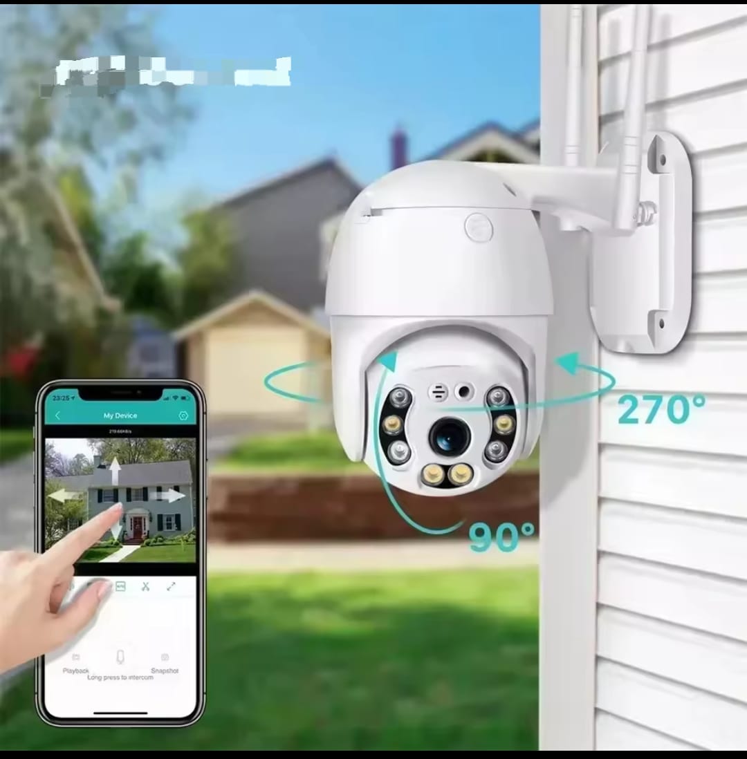 Wireless smart wi-fi cctv camera motion sensing