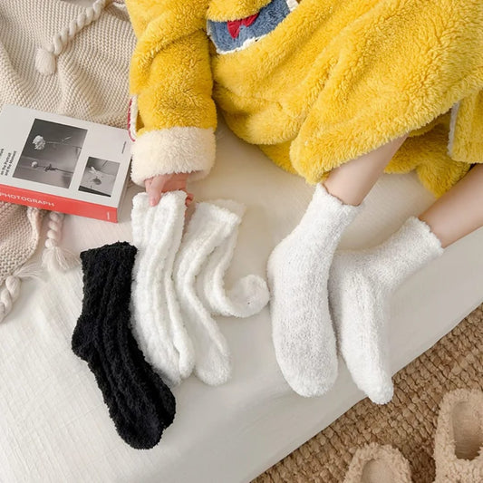 Women winter fleece socks