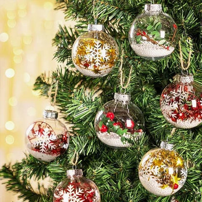 12Pc Santa Claus Garland Christmas Ball