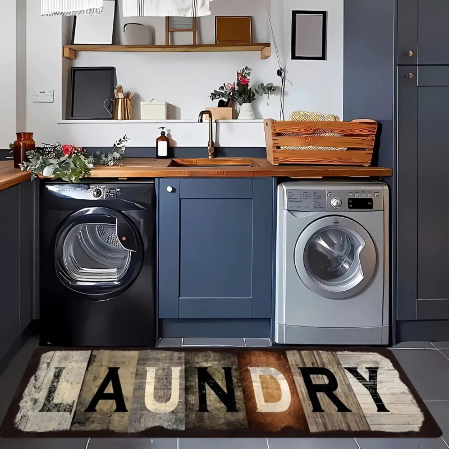Anti-Slip Laundry Room Mat