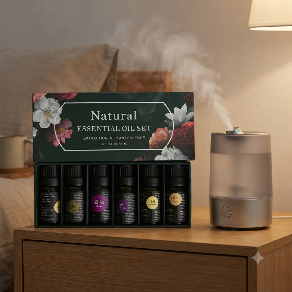 6Pc Pack Natural Essential Oil Set
