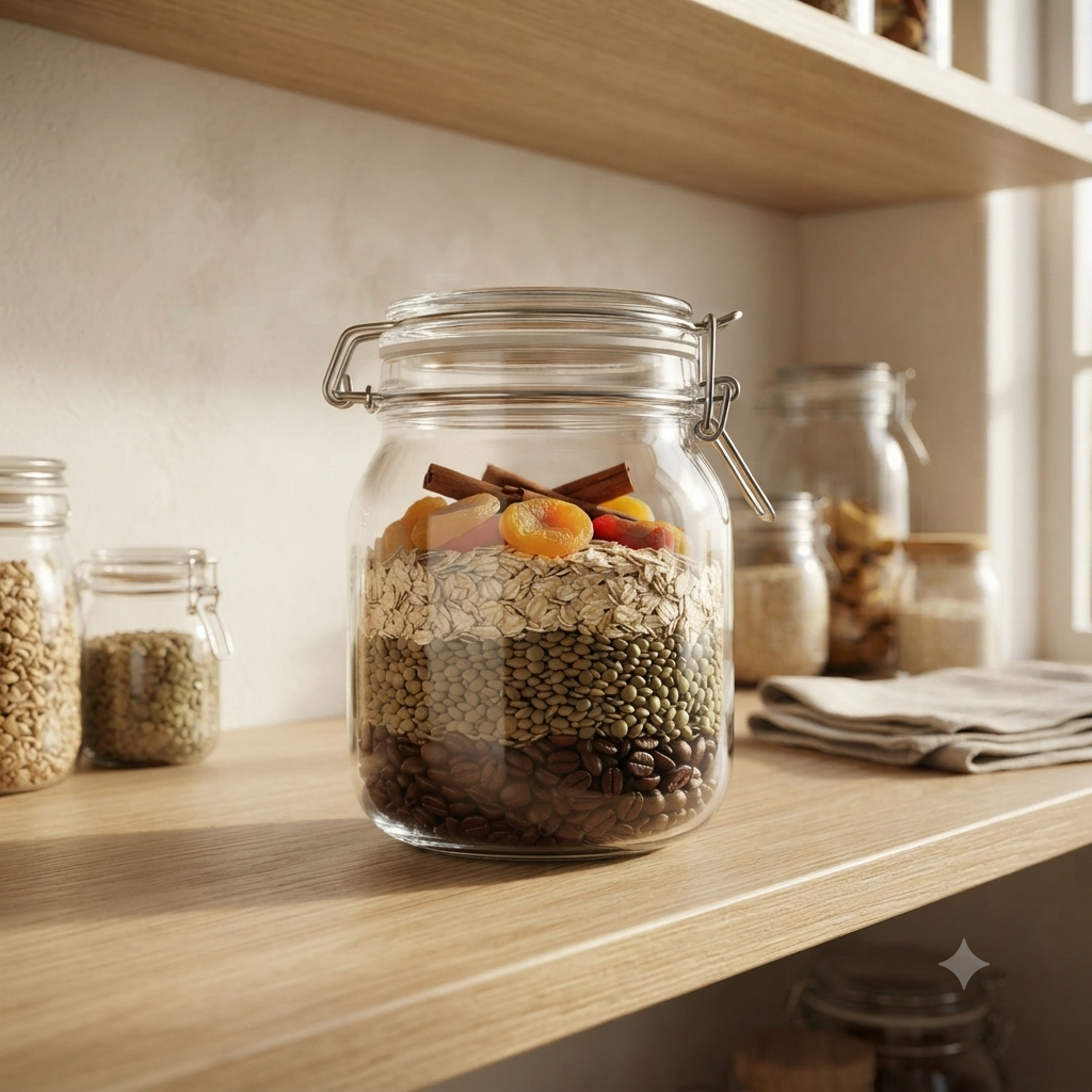 Glass Clip Locks Jars