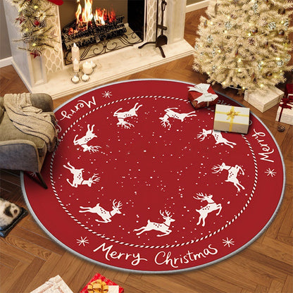 100cm Christmas Circular Anti Slip Carpet