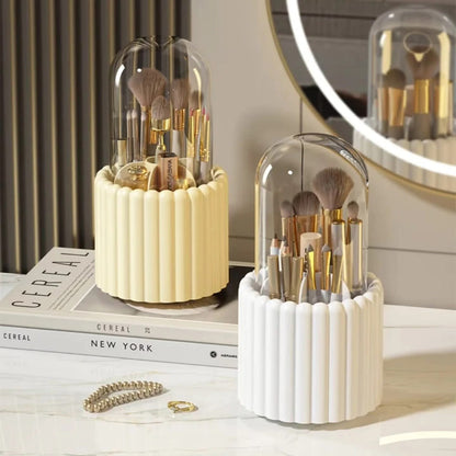 Rotating Makeup Brush Organizer
