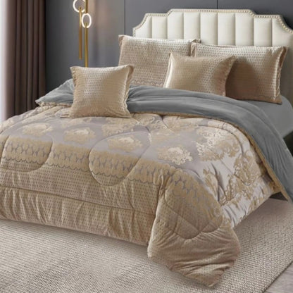 6*6/6*7 Silk duvets with 1 sheet 2 pillow cases and 2 decorative cases