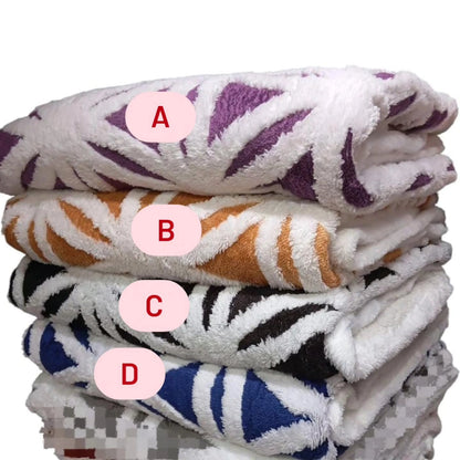 Sherpa Patterned Throw Blanket