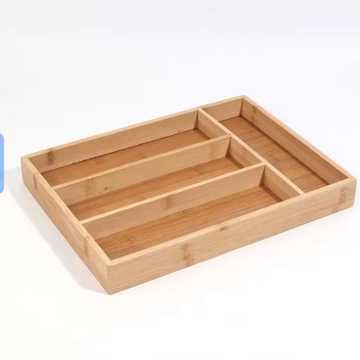 Bamboo Kitchen Drawer Cutlery Organizer