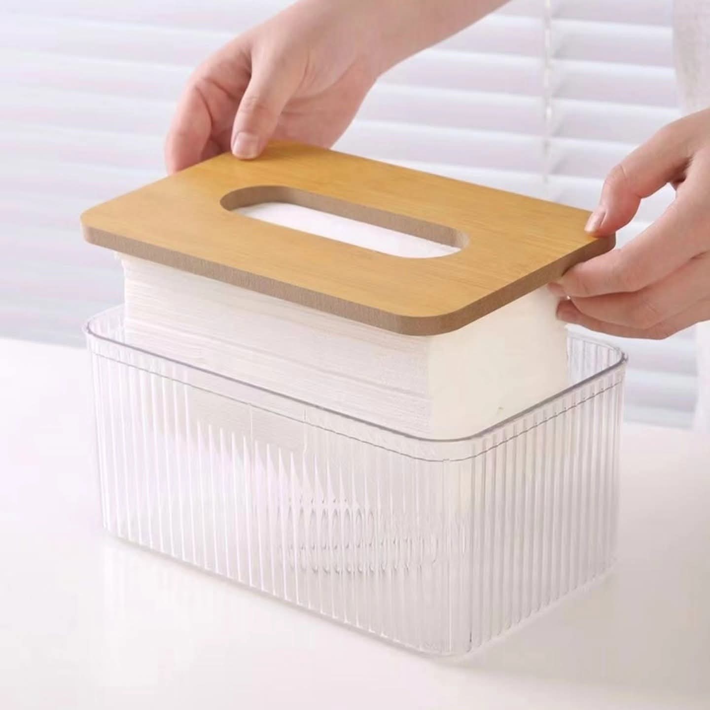 Ribbed Tissue Box