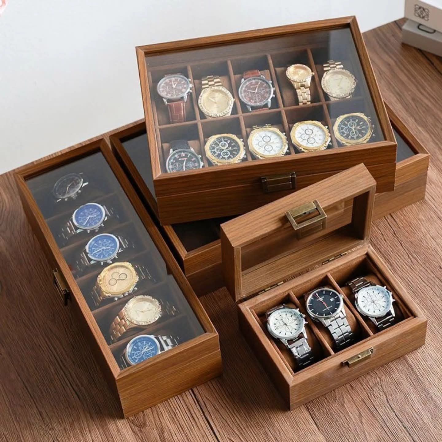 Wooden Watch Case and Organizer Box