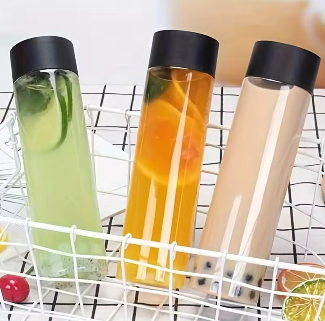 2 Plastic ginger shot bottles