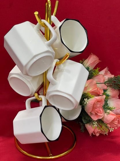 6Pcs  coffee tea cups