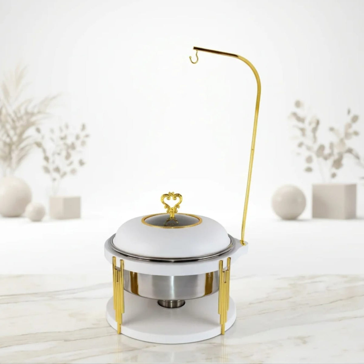 10L Round Chafing Dish Buffet Food Warmer