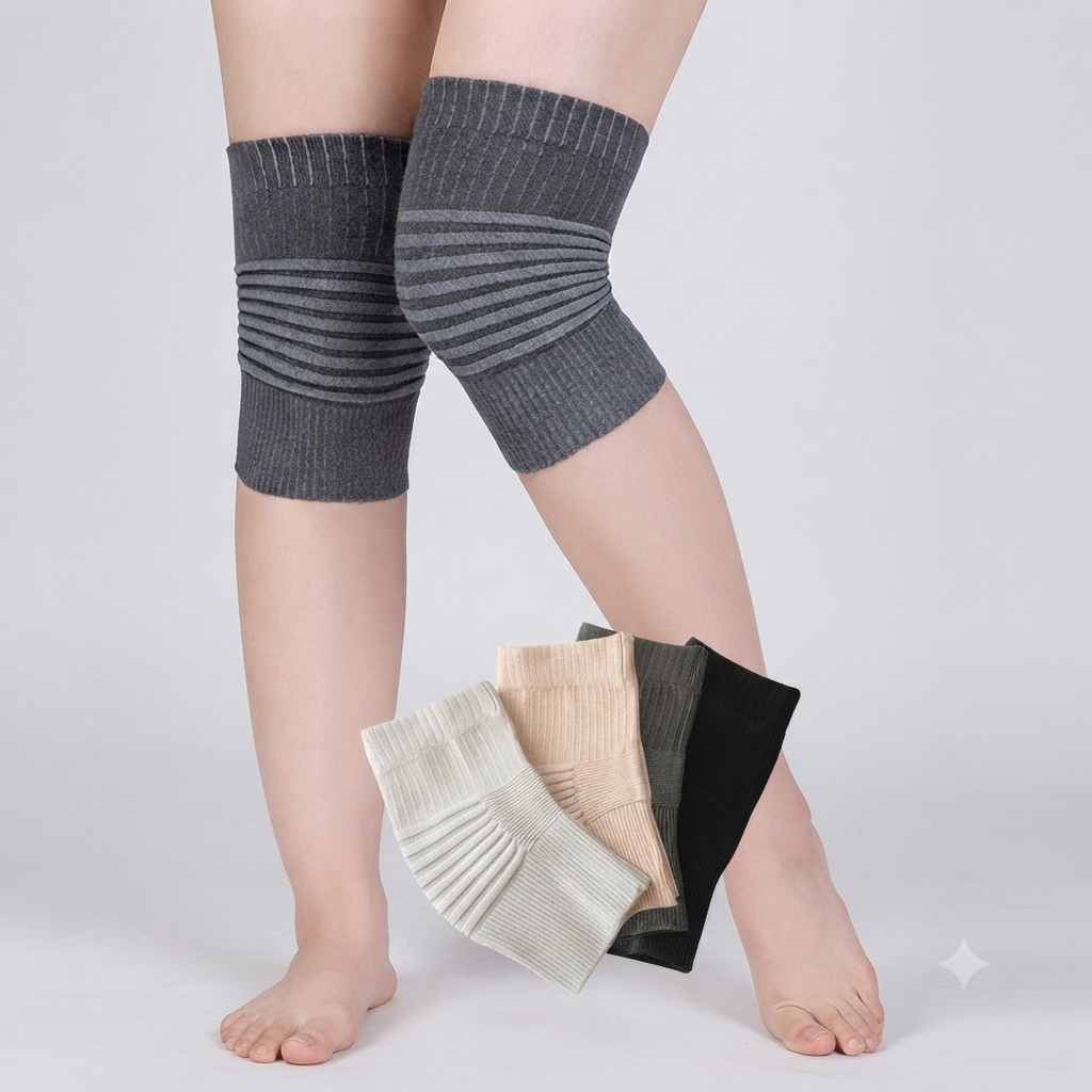 Knitted Thermal Knee Warmers