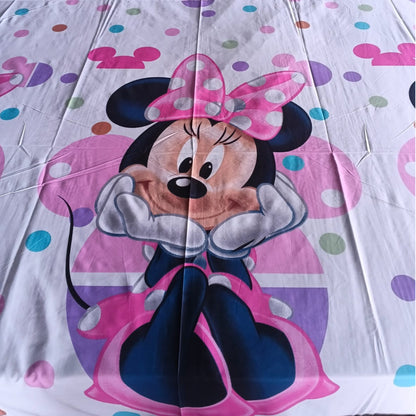 4*6 Cartoon Themed  Bedsheet Set