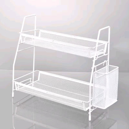 Kitchen Countertop Spice and Makeup Storage Rack
