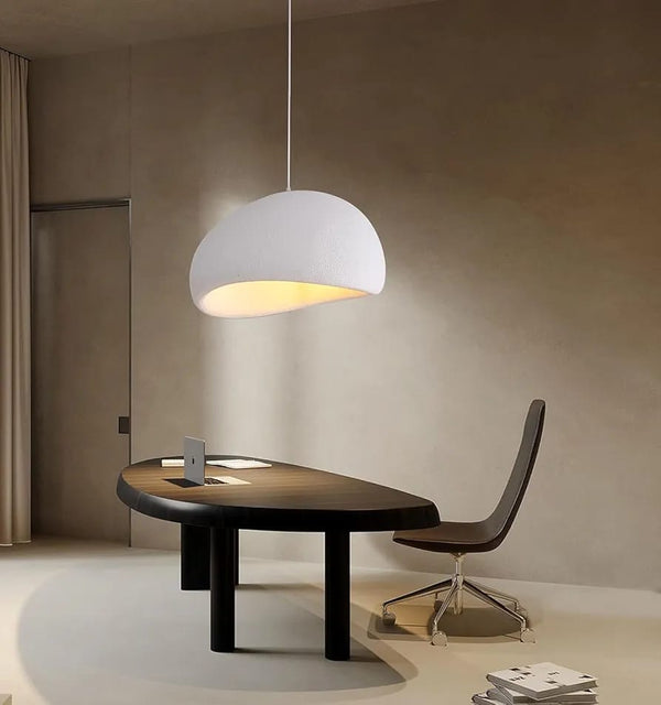 Nest shaped pendant light