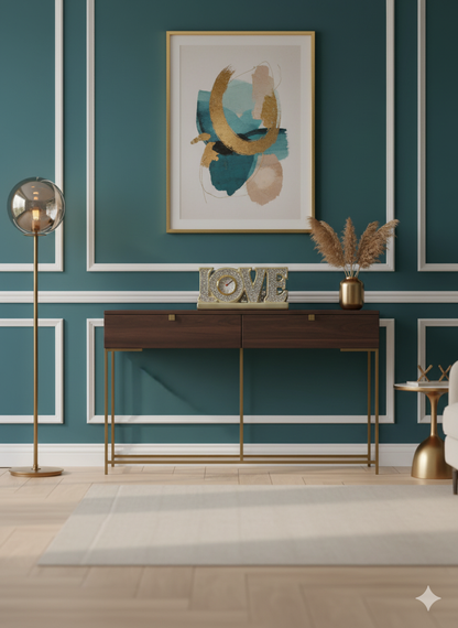 LOVE" Tabletop clock sparkling decorative timepiece