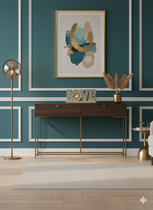 LOVE" Tabletop clock sparkling decorative timepiece