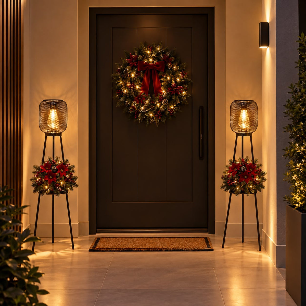 Christmas Solar Outdoor Garden/Patio Lantern Gha
