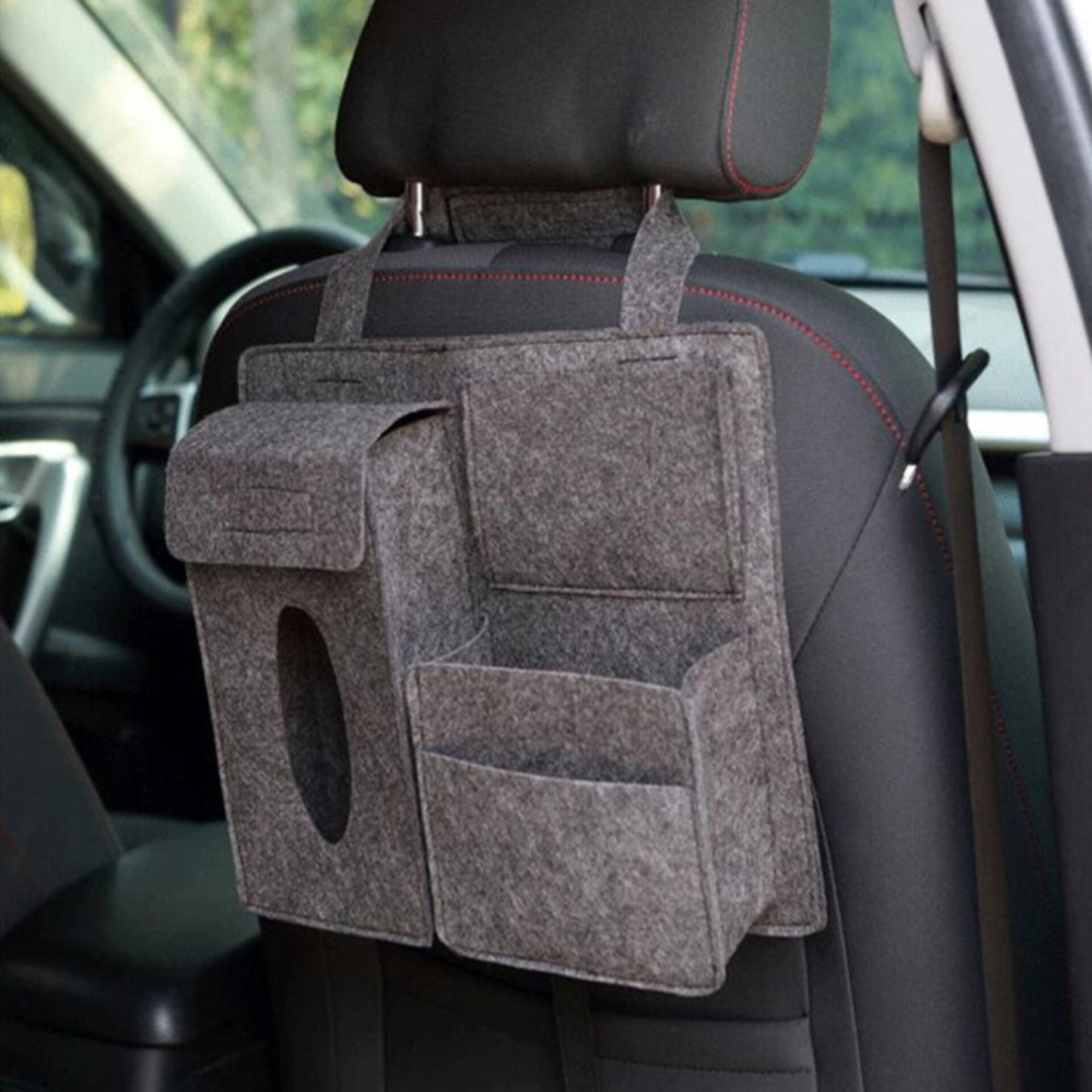 Car back seat bag organizer