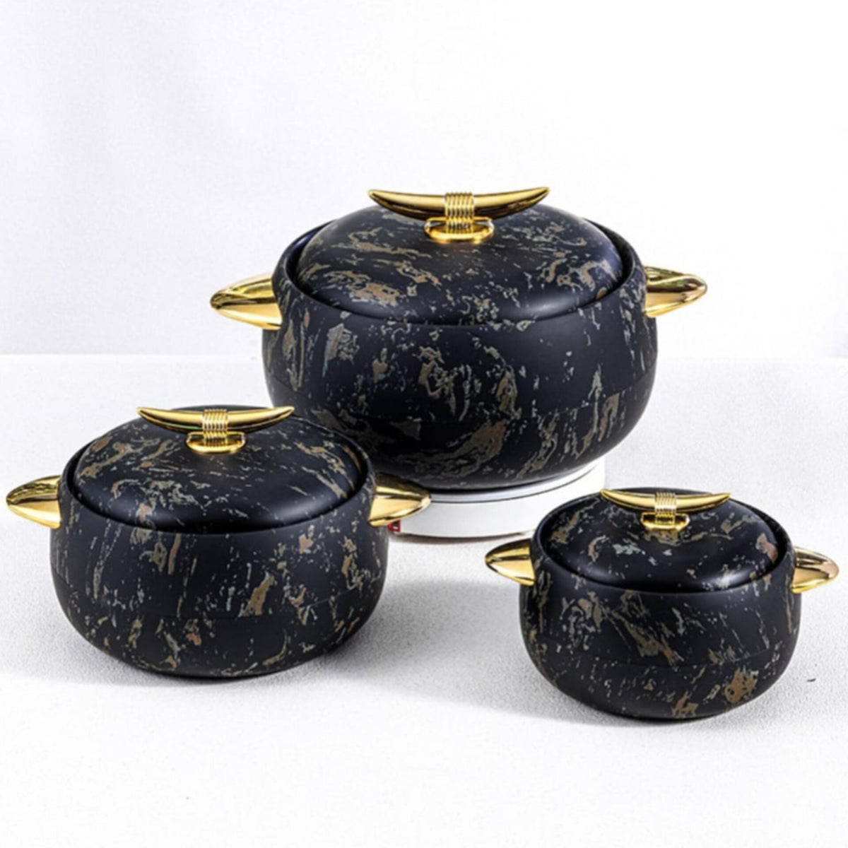 Insulated Round Hotpots Set