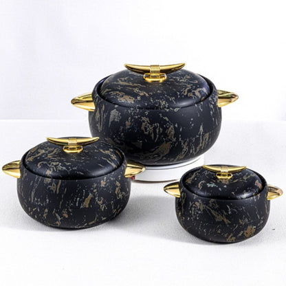 Insulated Round Hotpots Set