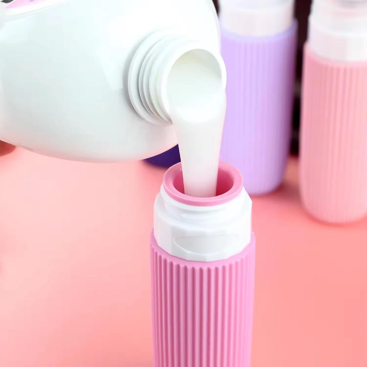 4pc 100 ml Travel silicone lotion bottle