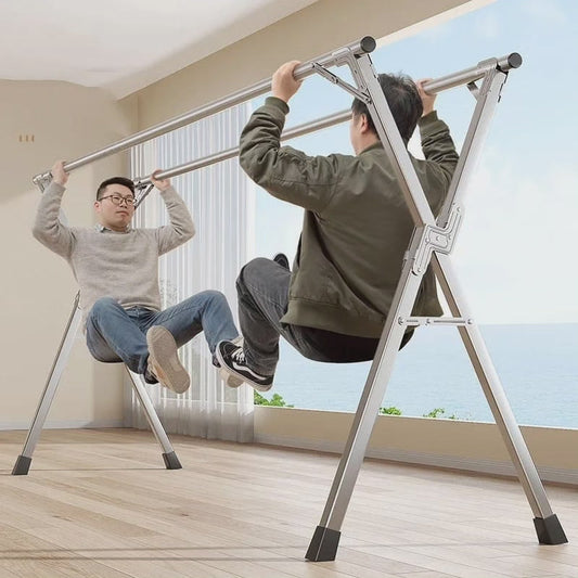 Stainless Steel Foldable Indoor/Balcony Clothes Hanger Rack