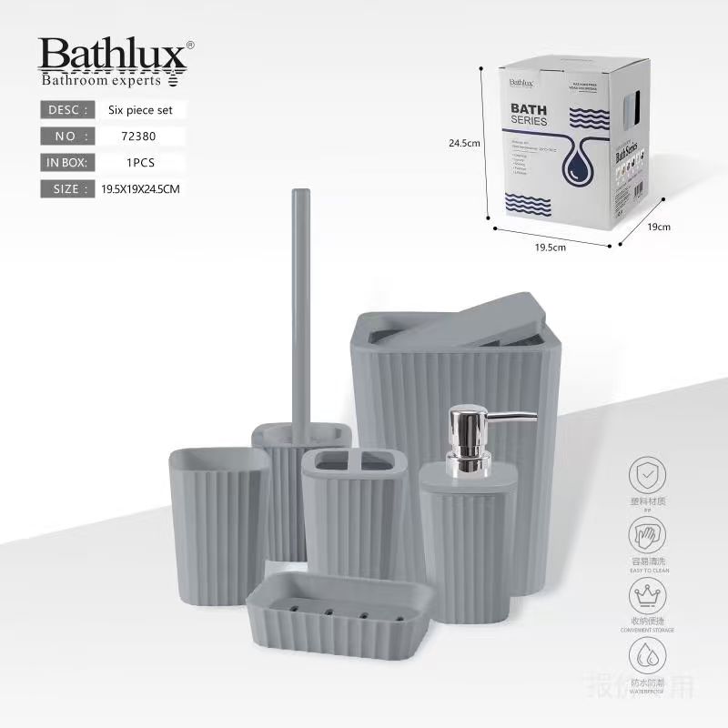 6Pcs Bathroom Set
